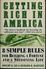 Cover of Getting rich in America