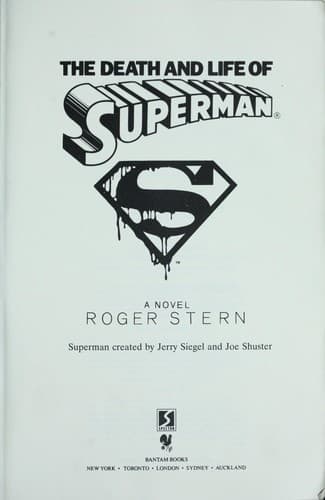 Cover of The death and life of Superman