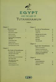 Cover of Egypt and the age of Tutankhamun