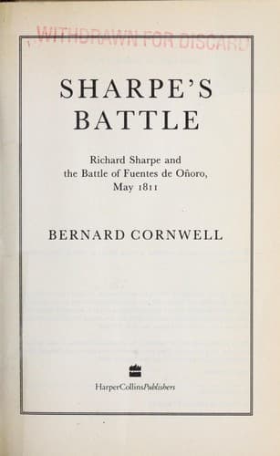 Cover of Sharpe's battle
