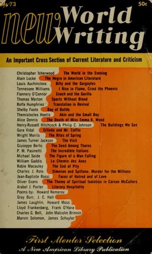 Cover of New world writing.