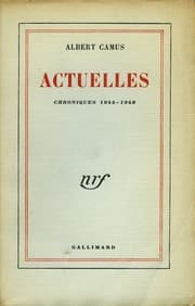 Cover of Actuelles - Ecrits Politiques