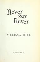 Cover of Never say never