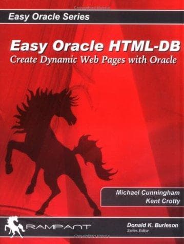 Cover of Easy HTML-DB Oracle Application Express