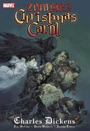 Cover of A Zombies Christmas Carol In Sequential Art Being An Undead Story Of Christmas
