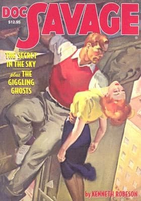 Cover of The Secret In The Sky And The Giggling Ghosts Two Classic Adventures Of Doc Savage