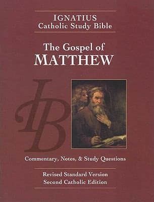 Cover of The Gospel According to Matthew
            
                Ignatius Catholic Study Bible