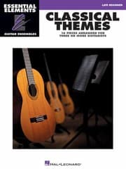 Cover of Classical Themes Late Beginner
            
                Essential Elements Guitar Ensembles