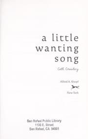 Cover of A little wanting song