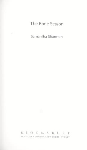 Cover of The Bone Season