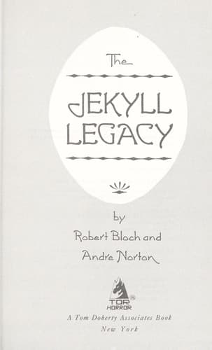 Cover of The Jekyll Legacy