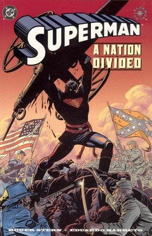 Cover of Superman, a nation divided