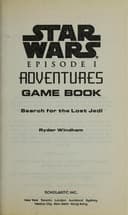Cover of Search for the lost Jedi gamebook