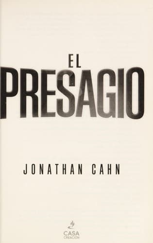Cover of El presagio