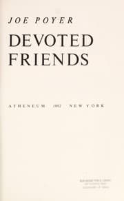 Cover of Devoted friends