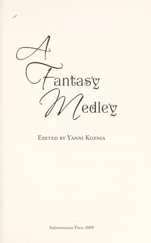 Cover of A Fantasy Medley
