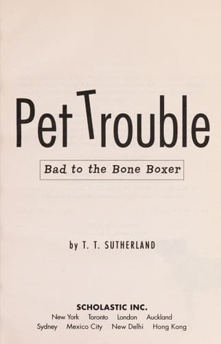 Cover of Pet Trouble #7: Bad to the Bone Boxer