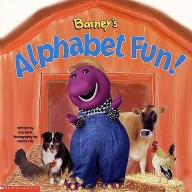 Cover of Barney's alphabet fun