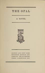 Cover of The Opal