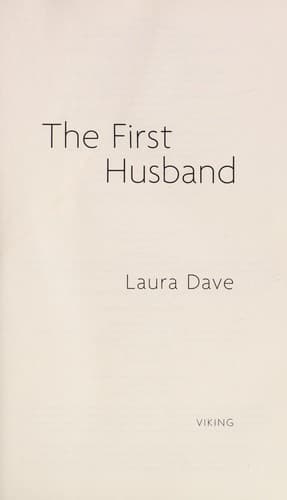 Cover of First Husband
