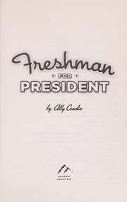 Cover of Freshman for President
