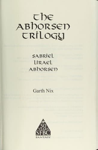 Cover of The Abhorsen Chronicles