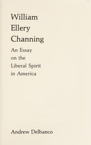 Cover of William Ellery Channing