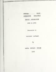 Cover of Kendall, Colby, Huddleston, Doolittle, family genealogies, 1630 to 1946