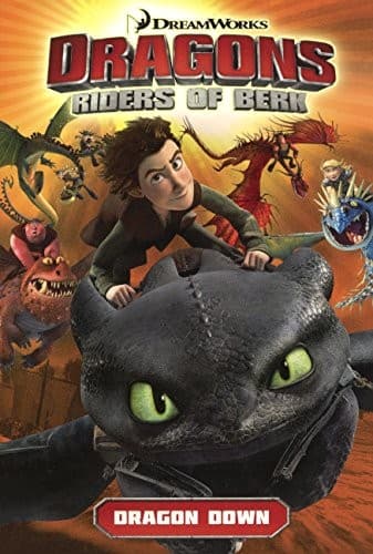 Cover of Dragon Down (Turtleback School & Library Binding Edition) (Dragons: Riders of Berk)
