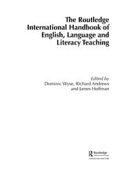 Cover of The Routledge international handbook of English, language and literacy teaching