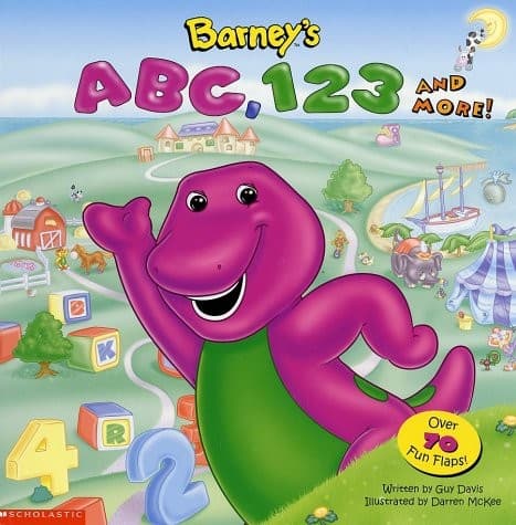 Cover of Barney's ABC, 123, and more!