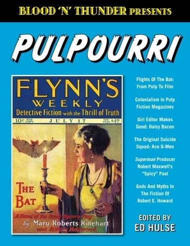 Cover of Blood 'n' Thunder Presents: Pulpourri