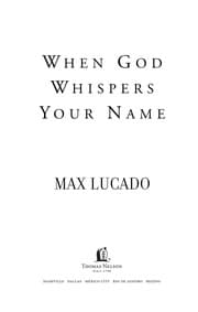Cover of When God whispers your name