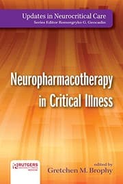 Cover of Neuropharmacotherapy in Critical Illness