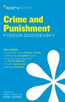 Cover of Crime and Punishment SparkNotes Literature Guide