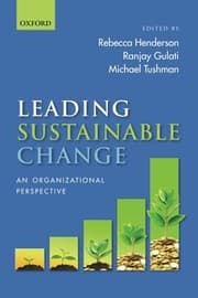 Cover of Leading Sustainable Change