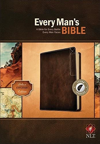 Cover of Every Man's Bible NLT, Deluxe Explorer Edition