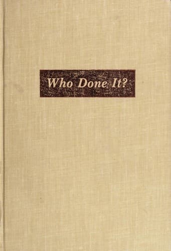 Cover of Who Done It?