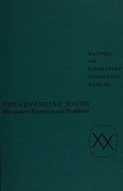 Cover of The advancing South