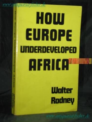Cover of How Europe underdeveloped Africa.