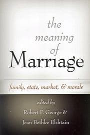 Cover of The meaning of marriage