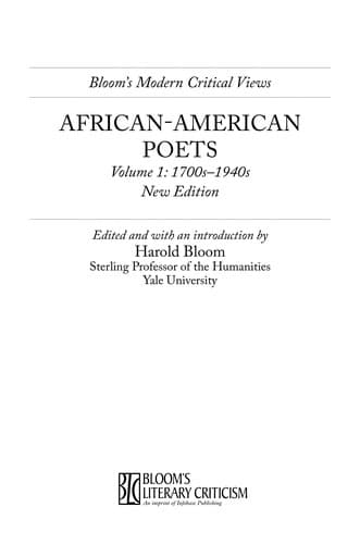 Cover of African-American poets