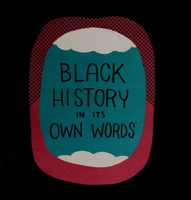 Cover of Black history in its own words