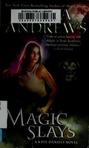 Cover of Magic slays, Kate Daniels series Book 5