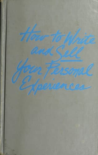 Cover of How to Write and Sell Your Personal Experiences