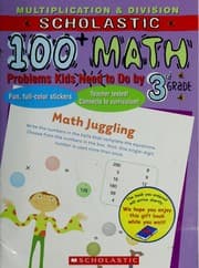 Cover of 100 Math, Multiplication & Division, 3rd Grade