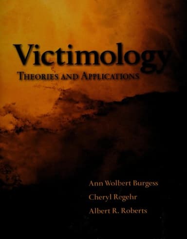 Cover of Victimology