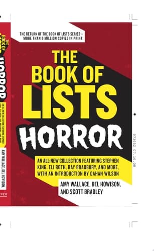 Cover of Book of Lists : Horror