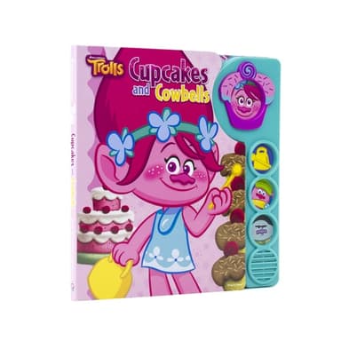 Cover of DreamWorks Trolls - Cupcakes and Cowbells Sound Book - PI Kids