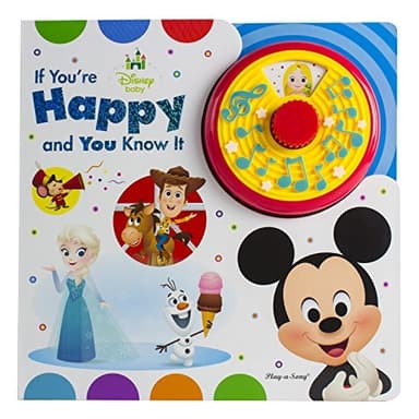 Cover of Disney Baby - Mickey Mouse, Toy Story, Frozen, and More! If You're Happy and You Know It - Play-a-Song - PI Kids